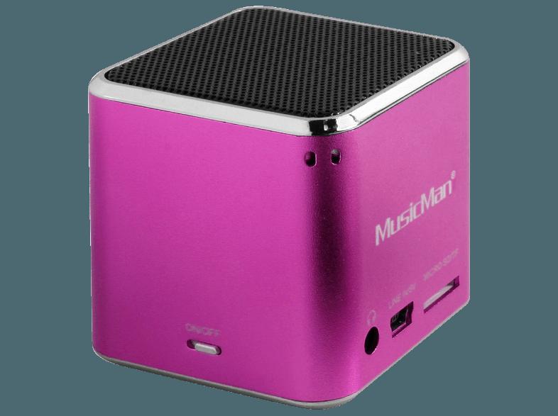 TECHNAXX MusicMan Mini BT-X2 Dockingstation Pink, TECHNAXX, MusicMan, Mini, BT-X2, Dockingstation, Pink