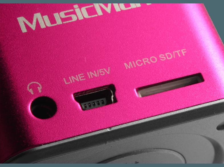 TECHNAXX MusicMan Mini BT-X2 Dockingstation Pink