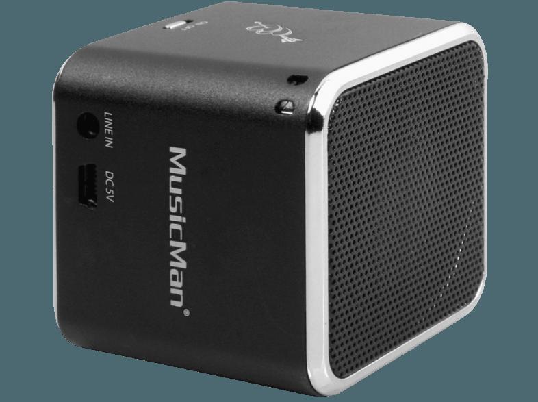 TECHNAXX MusicMan Mini BT-X2 Dockingstation Schwarz, TECHNAXX, MusicMan, Mini, BT-X2, Dockingstation, Schwarz