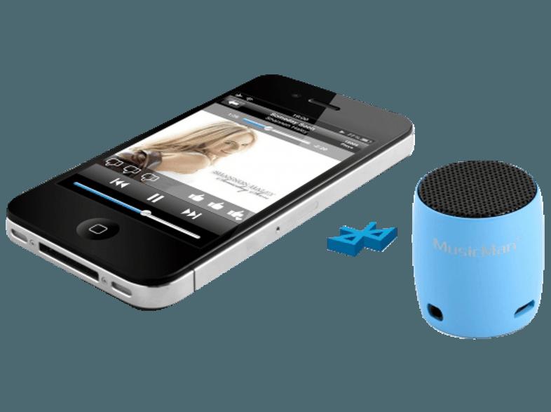 TECHNAXX MusicMan NANO BT-X7 Bluetooth-Lautsprecher Blau, TECHNAXX, MusicMan, NANO, BT-X7, Bluetooth-Lautsprecher, Blau