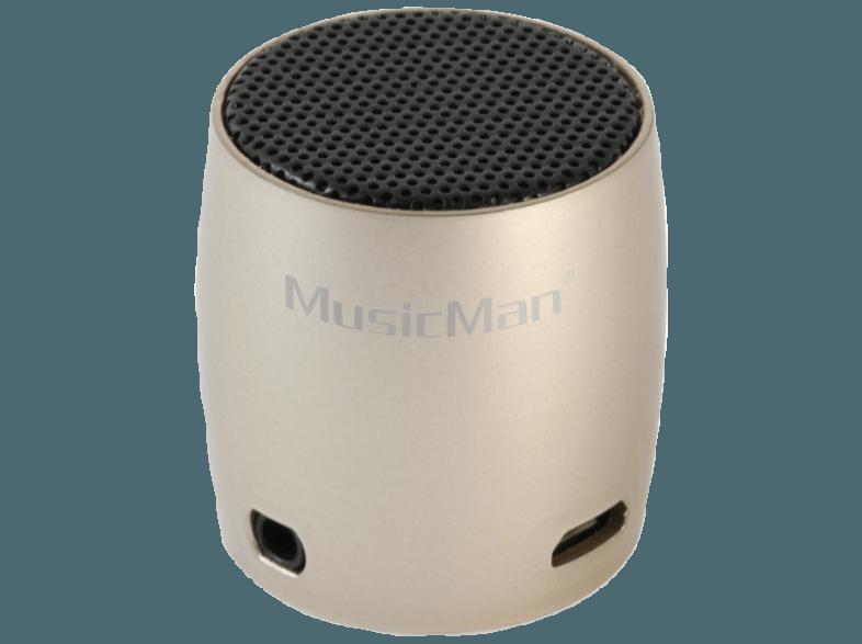 TECHNAXX MusicMan NANO BT-X7 Bluetooth-Lautsprecher Champagner