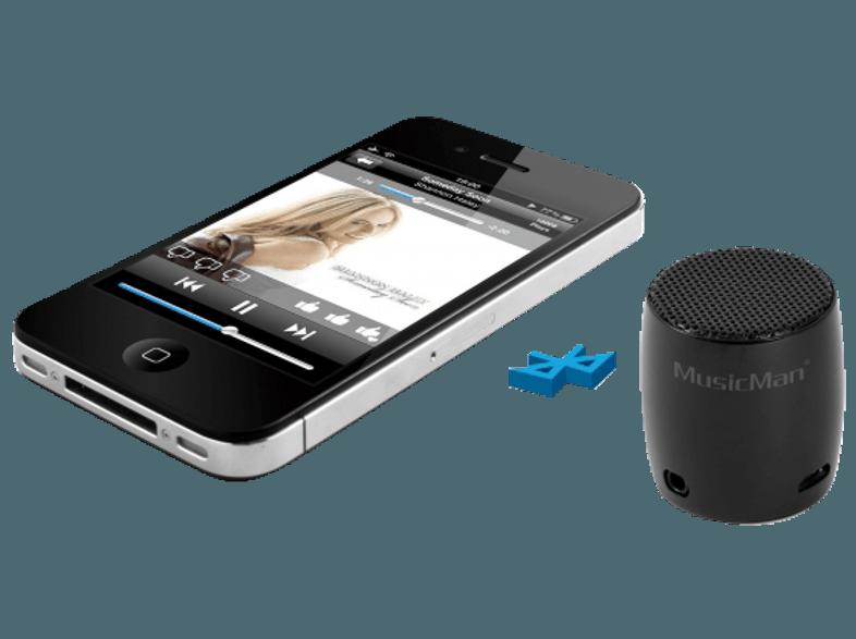 TECHNAXX MusicMan NANO BT-X7 Bluetooth-Lautsprecher Schwarz