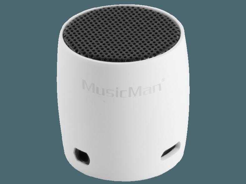 TECHNAXX MusicMan NANO BT-X7 Bluetooth-Lautsprecher Weiß