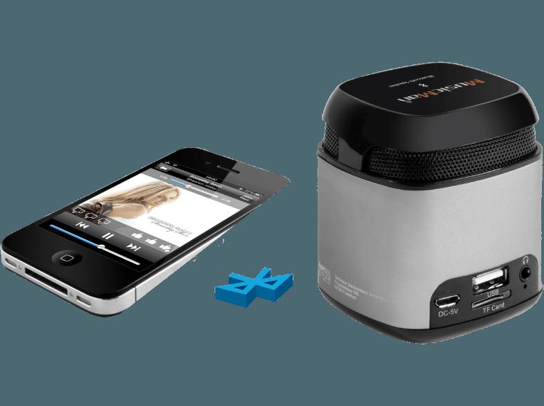 TECHNAXX NFC-X6 Bluetooth Lautsprecher Silber, TECHNAXX, NFC-X6, Bluetooth, Lautsprecher, Silber