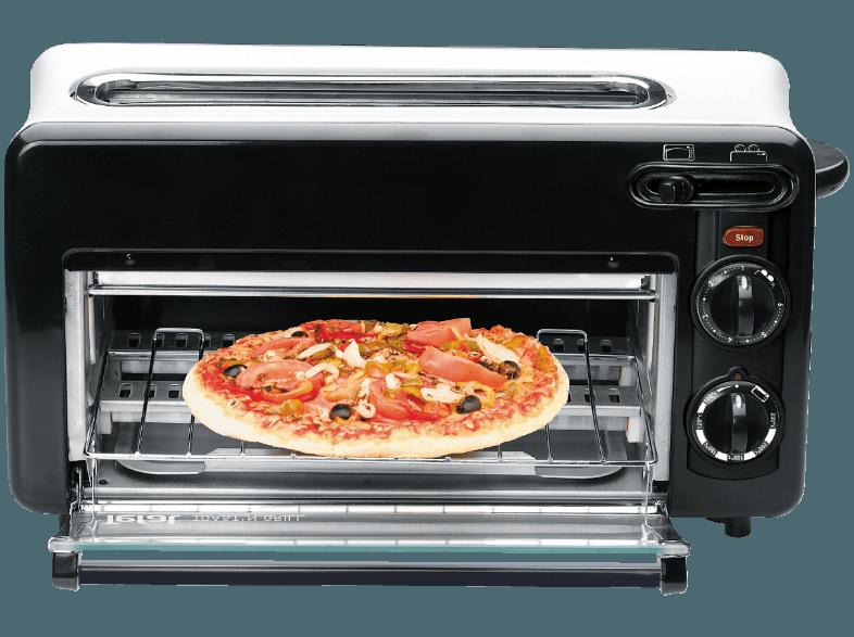 TEFAL TL 6008 Toast N' Grill Toaster Schwarz (1.3 kW, Schlitze: 2)