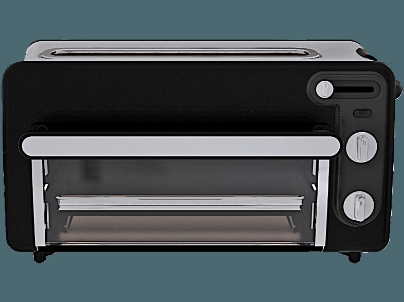 TEFAL TL 6008 Toast N' Grill Toaster Schwarz (1.3 kW, Schlitze: 2)