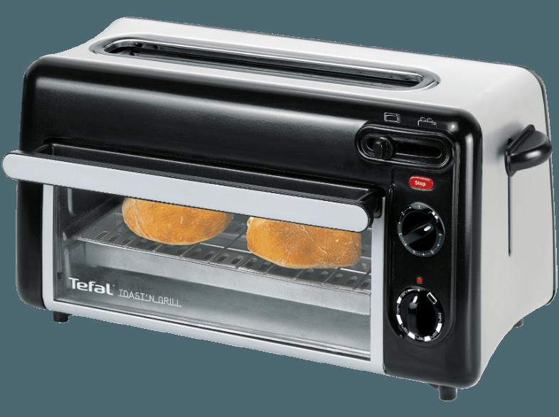 TEFAL TL 6008 Toast N' Grill Toaster Schwarz (1.3 kW, Schlitze: 2)