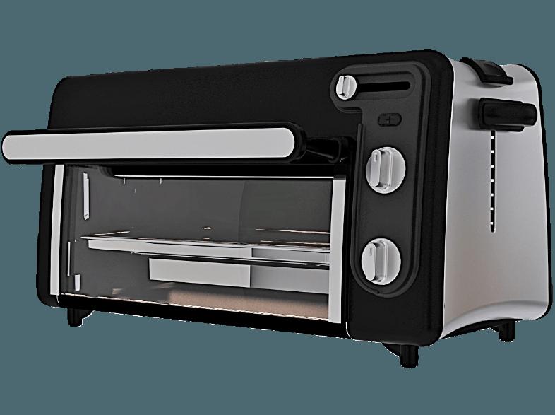 TEFAL TL 6008 Toast N' Grill Toaster Schwarz (1.3 kW, Schlitze: 2)