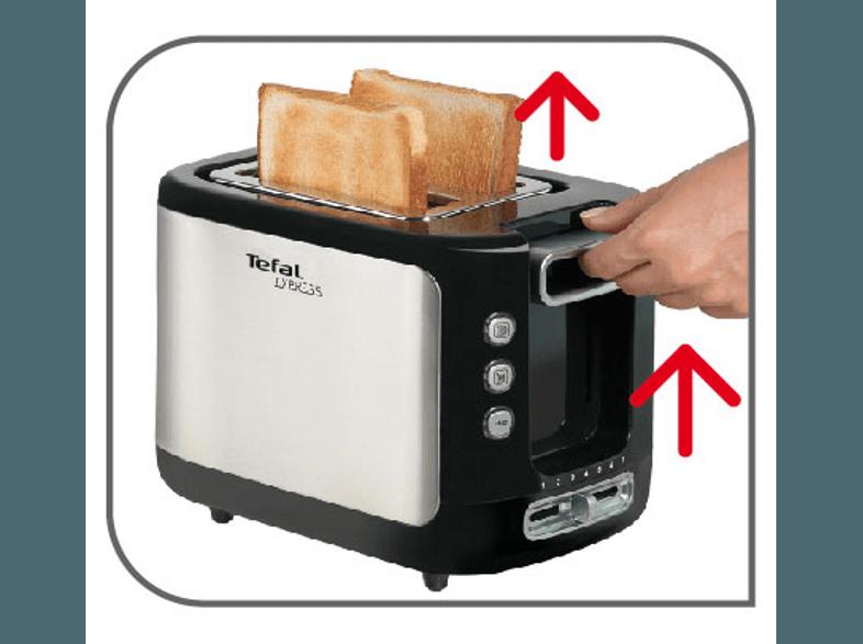 TEFAL TT 3650 Toaster Edelstahl (850 Watt, Schlitze: 2 Toastschlitze (130 x 32 x 105 mm)), TEFAL, TT, 3650, Toaster, Edelstahl, 850, Watt, Schlitze:, 2, Toastschlitze, 130, x, 32, x, 105, mm,