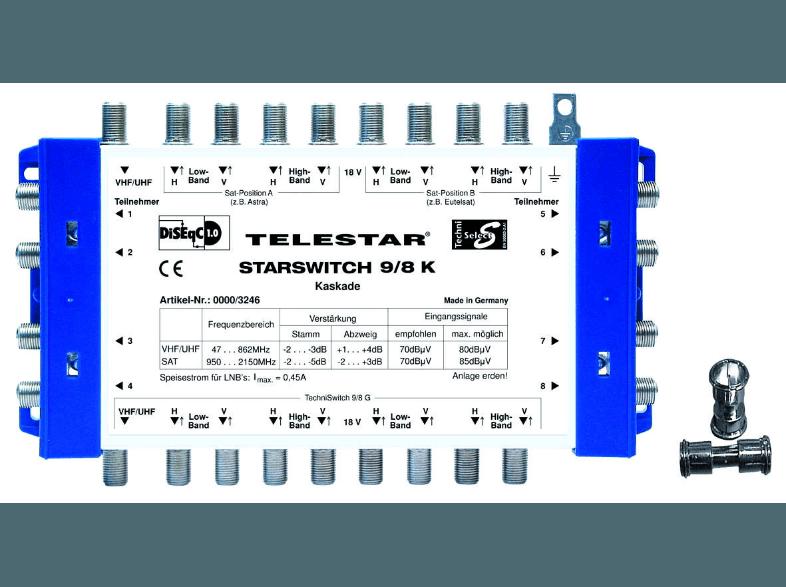 TELESTAR 5222523 Starswitch 9/8 K