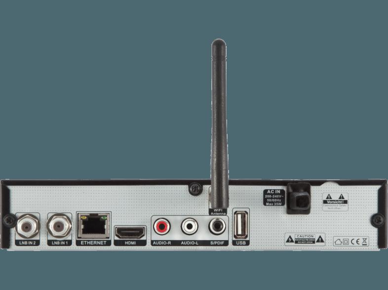 TELESTAR TD 2530 HD  (HDTV, PVR-Funktion, Twin Tuner, DVB-S, Schwarz)