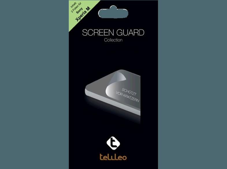 TELILEO 0878 Screen Guard Schutzfolie (Sony Xperia M)