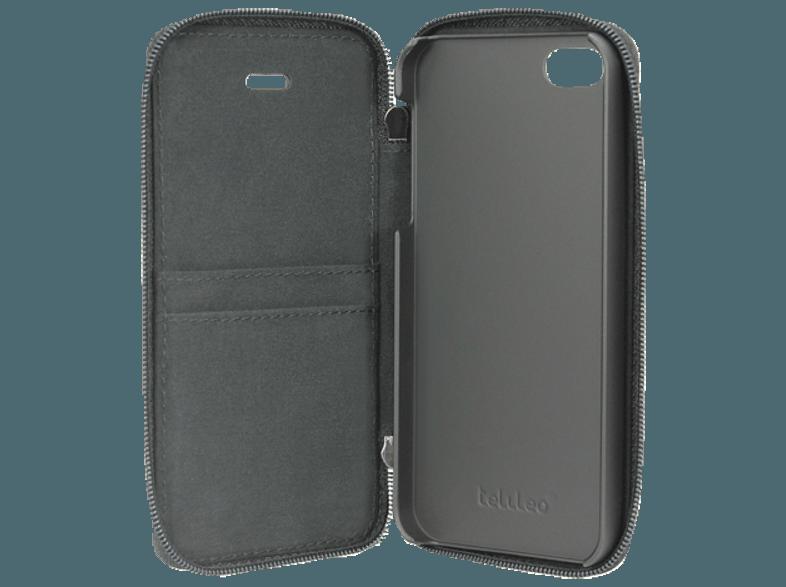 TELILEO 3511 Zip Case Hochwertige Echtledertasche iPhone 5/5S
