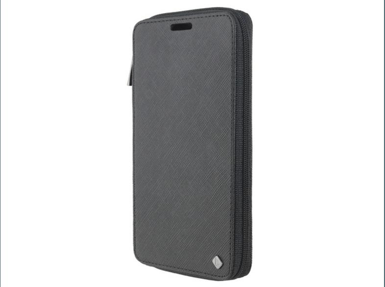 TELILEO 3621 Zip Case Hochwertige Echtledertasche Galaxy Note 3