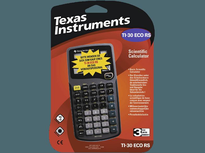 TEXAS TI-30 ECO RS Wissenschaftlicher Rechner, TEXAS, TI-30, ECO, RS, Wissenschaftlicher, Rechner