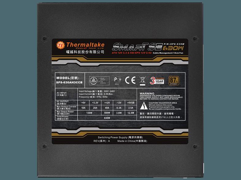 THERMALTAKE SPS-630MPCBEU Smart SE Intel ATX 12V 2.3 & SSI EPS 12V 2.92