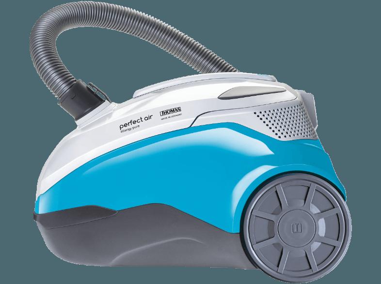 THOMAS Perfect Air Allergy Pure (Staubsauger, beutelloser Bodenstaubsauger mit AQUA-PURE-Filterbox, Weiß/Blau), THOMAS, Perfect, Air, Allergy, Pure, Staubsauger, beutelloser, Bodenstaubsauger, AQUA-PURE-Filterbox, Weiß/Blau,