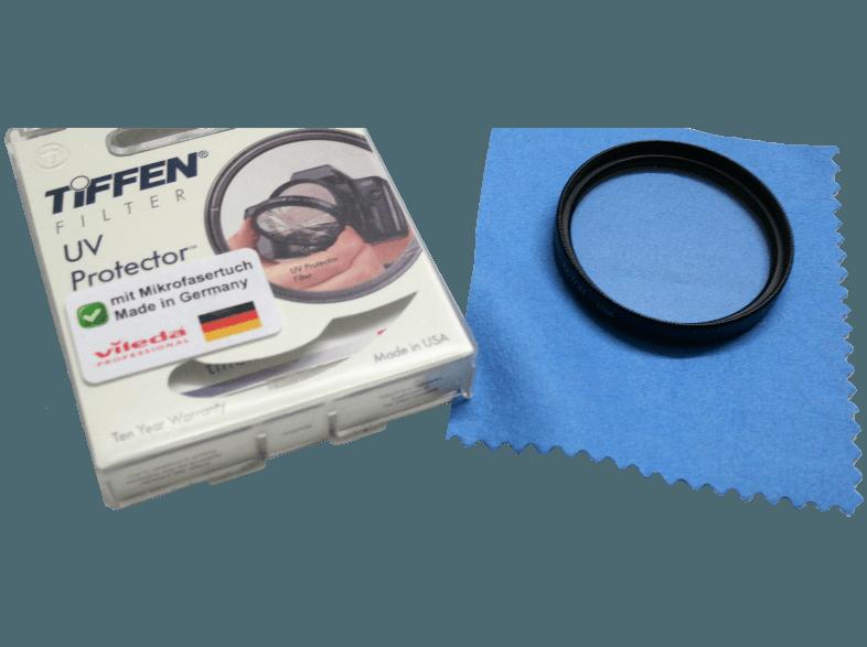 TIFFEN 58UVP UV-Filter mit Vileda Reinigungstuch (58 mm, )