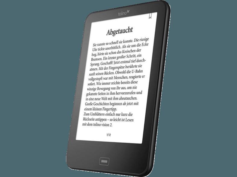 TOLINO 35120 Thalia Vision 2 6 Zoll 4 GB WLAN und Micro-USB E-Book Reader Schwarz