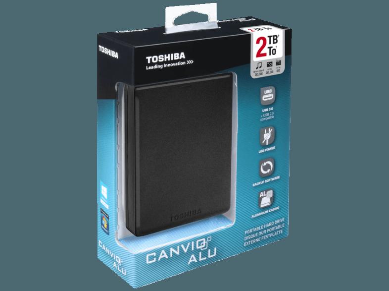 TOSHIBA Canvio Alu HDTH320EK3CA  2 TB 2.5 Zoll extern, TOSHIBA, Canvio, Alu, HDTH320EK3CA, 2, TB, 2.5, Zoll, extern