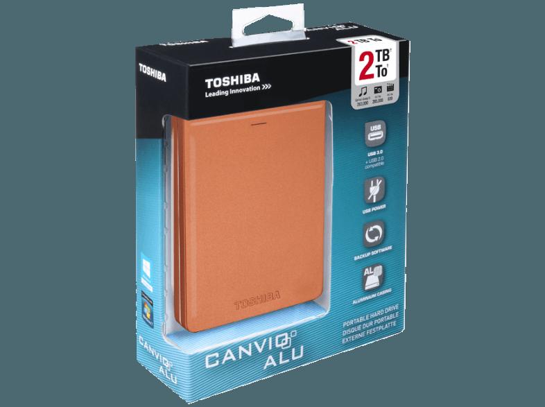 TOSHIBA Canvio Alu HDTH320ER3CA  2 TB 2.5 Zoll extern