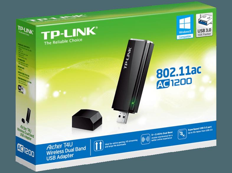 TP-LINK AC1200 Dualband-WLAN-USB-Adapter Wlan-Adapter, TP-LINK, AC1200, Dualband-WLAN-USB-Adapter, Wlan-Adapter