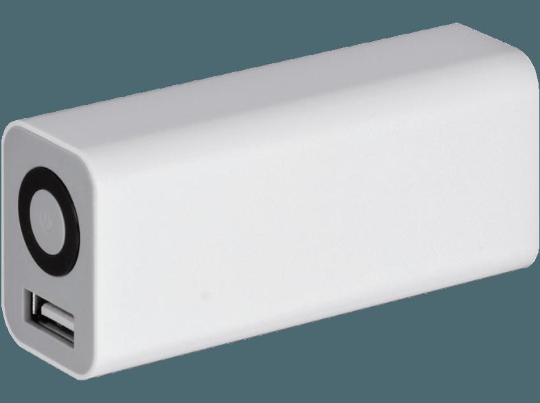 TREKSTOR 17005 PowerBank 2200 Mobiler USB-Ersatzakku 2.200 mAh Weiß