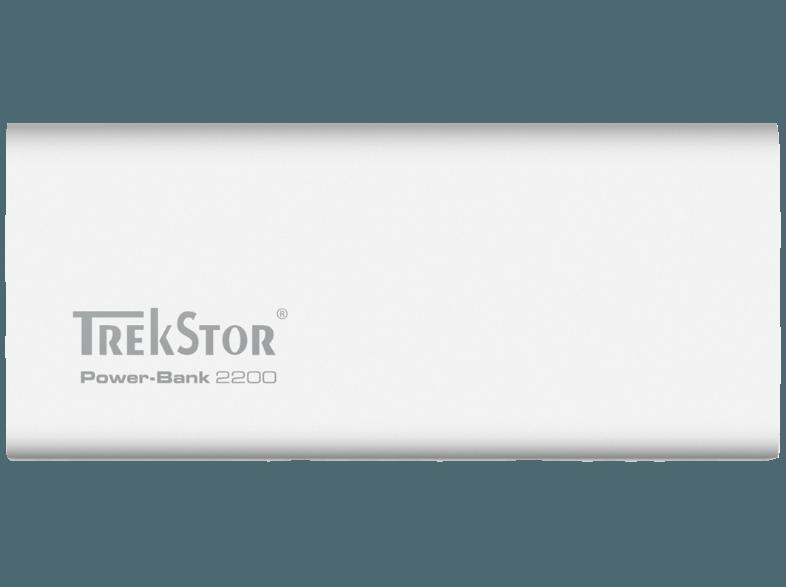 TREKSTOR 17005 PowerBank 2200 Mobiler USB-Ersatzakku 2.200 mAh Weiß