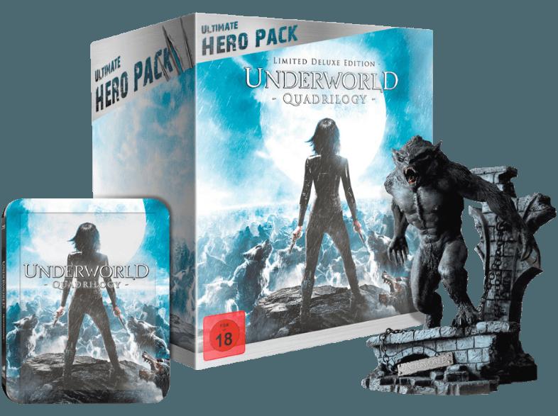Underworld 1-4 (Ultimate Hero Pack inklusive 23 cm Figur) [Blu-ray]
