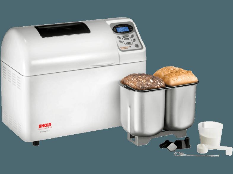 UNOLD 68511 (Brotbackautomat, 700 Watt, Weiß), UNOLD, 68511, Brotbackautomat, 700, Watt, Weiß,