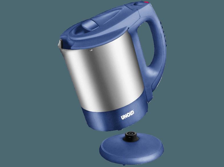 UNOLD 8158 Wasserkocher Blau metallic (2200 Watt, 1.7 Liter), UNOLD, 8158, Wasserkocher, Blau, metallic, 2200, Watt, 1.7, Liter,