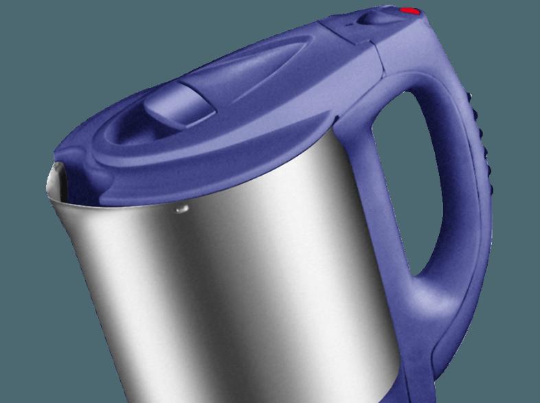 UNOLD 8158 Wasserkocher Blau metallic (2200 Watt, 1.7 Liter)