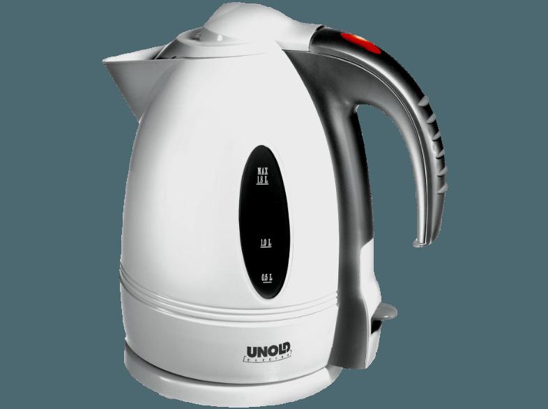 UNOLD 8250 Wasserkocher Weiß (2200 Watt, 1.8 Liter)