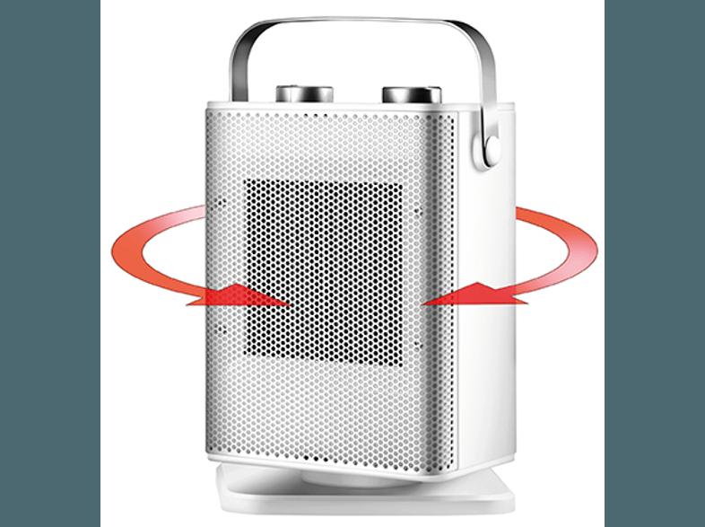 UNOLD 86410 Swing Heizlüfter Weiß (2000 Watt)