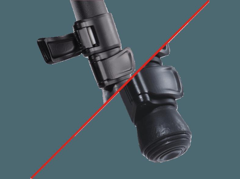 VANGUARD ABEO 203AV Dreibein Stativ, Schwarz, (Ausziehbar bis 1565 mm), VANGUARD, ABEO, 203AV, Dreibein, Stativ, Schwarz, Ausziehbar, bis, 1565, mm,