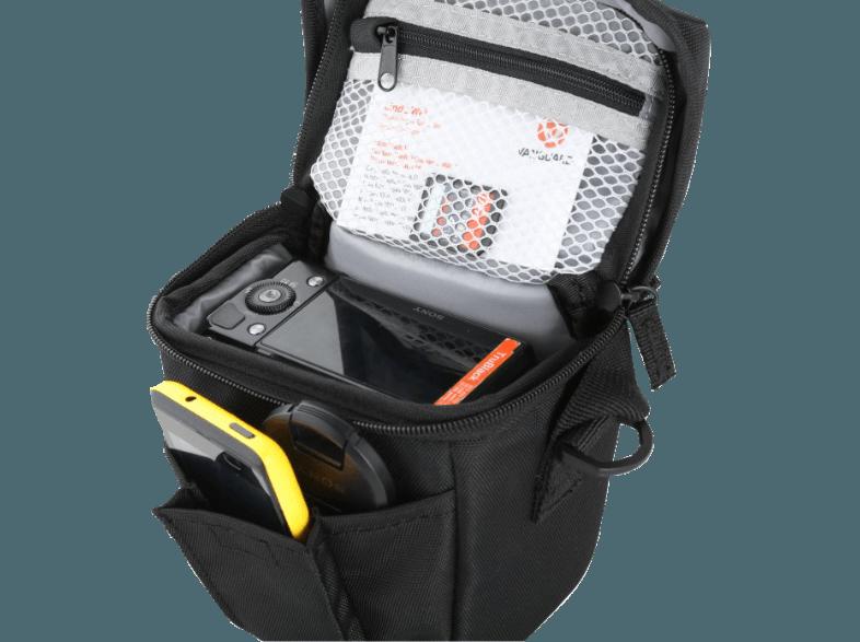 VANGUARD ZIIN 12Z BK Tasche für DSLR ähnliche Kamera und Zubehör (Speicherkarten, Kabel, Batterien und ein Ladegerät) (Farbe: Schwarz)