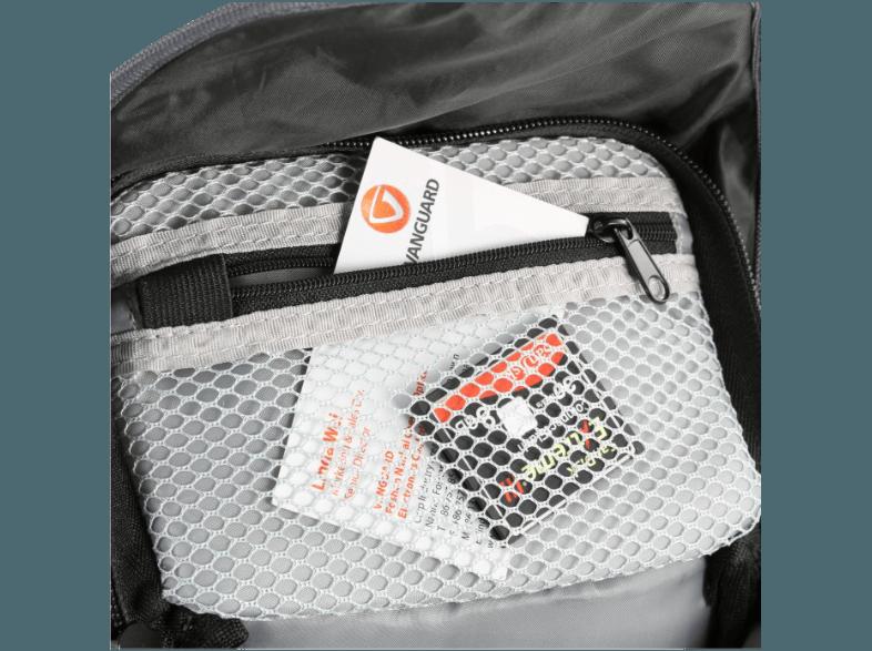 VANGUARD ZIIN 14Z OR Tasche für DSLR Kamera mit aufgesetztem Standard Zoom Objektiv und Zubehör (Speicherkarten, Kabel, Batterien und ein Ladegerät