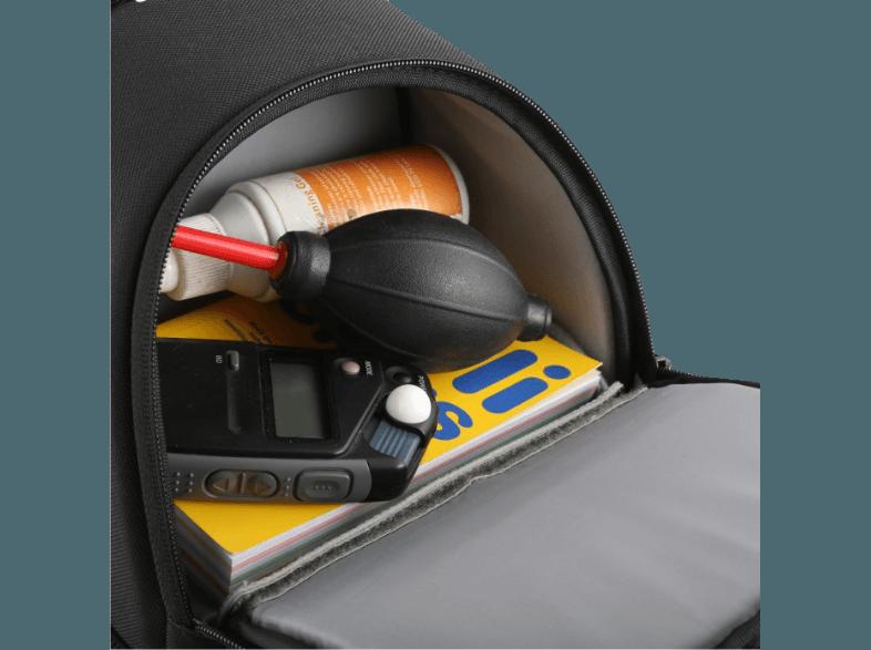 VANGUARD ZIIN 47BK Tasche für Zoom Objektiv, 2-3 zusätzliche Objektive, ein Blitzgerät und Zubehör (Speicherkarten, Kabel, Batterien und ein Ladeg