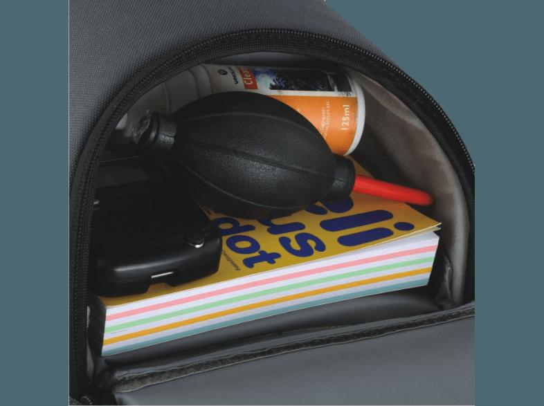 VANGUARD ZIIN 47BL Tasche für Zoom Objektiv, 2-3 zusätzliche Objektive, ein Blitzgerät und Zubehör (Speicherkarten, Kabel, Batterien und ein Ladeg