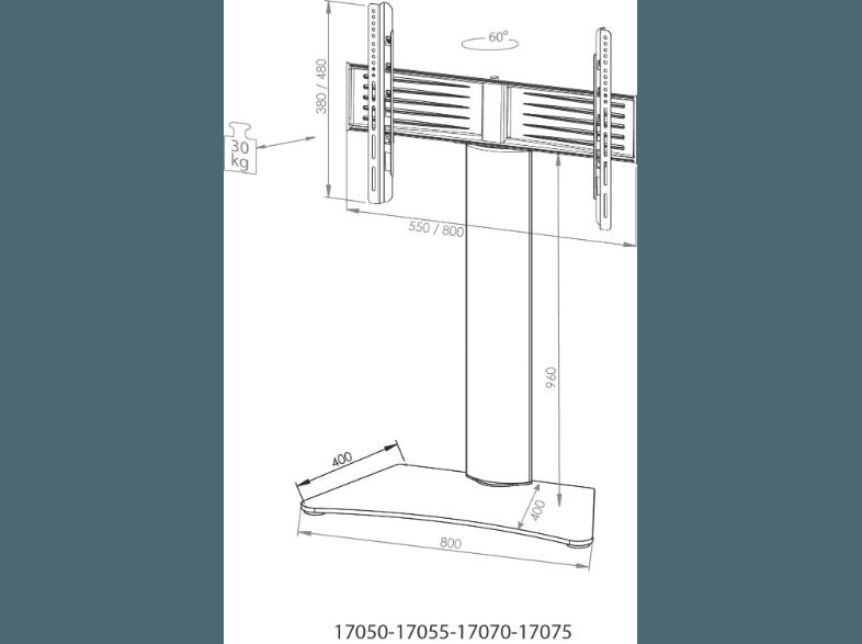 VCM 17050 Findal Standfuß, VCM, 17050, Findal, Standfuß