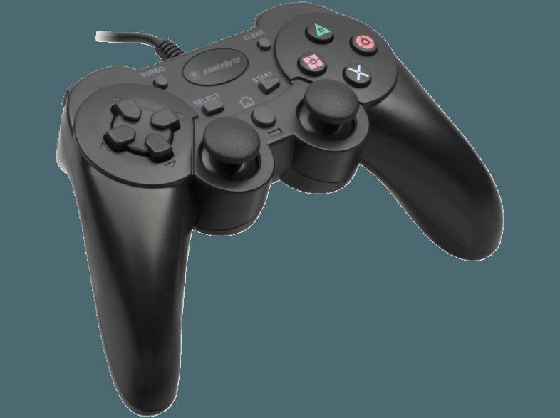 VENOM Blu:Con - Kabelgebundener PS3 Controller - 3m Kabellänge - schwarz, VENOM, Blu:Con, Kabelgebundener, PS3, Controller, 3m, Kabellänge, schwarz