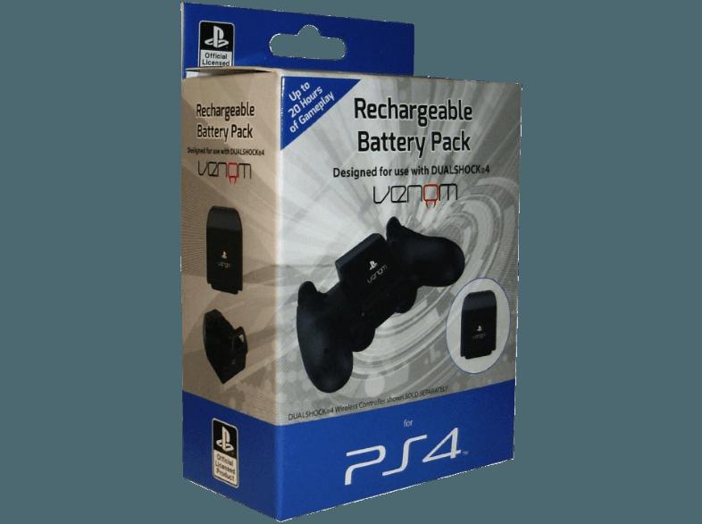 VENOM Power Bank für Dualshock 4 Controller - schwarz  - Offiziell Playstation Lizenziert