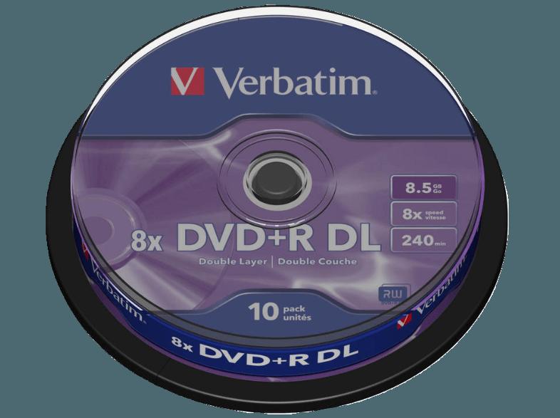VERBATIM 43818 DVD R DL DVD R 10x DVD R