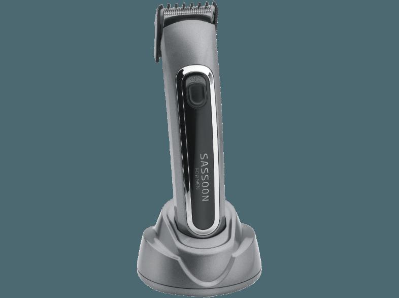 VIDAL SASSOON T 3000 (Bartschneider, Silber, Akku-/Netzbetrieb), VIDAL, SASSOON, T, 3000, Bartschneider, Silber, Akku-/Netzbetrieb,