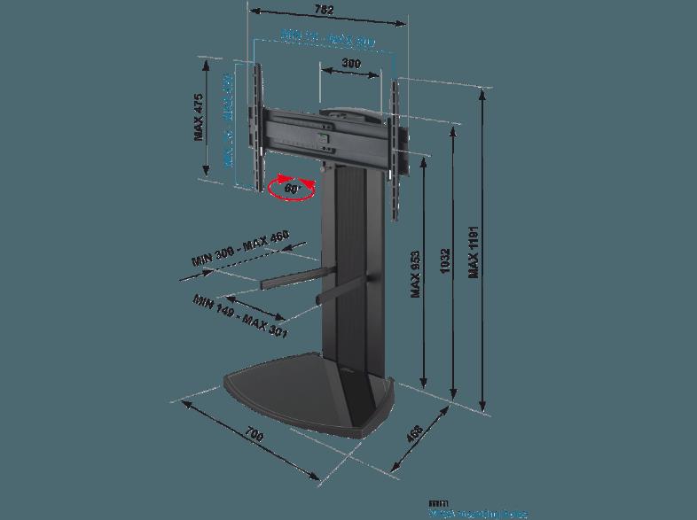 VOGEL'S EFF 8340 Standfuß