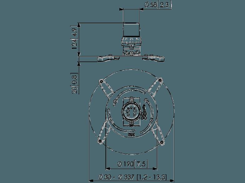 VOGEL'S PPC 1500 Beamer-Halterung, VOGEL'S, PPC, 1500, Beamer-Halterung