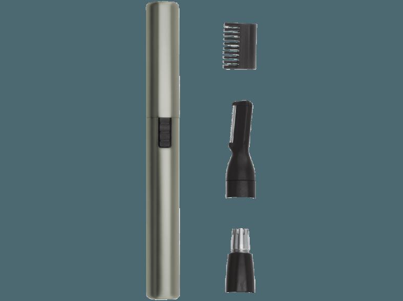 WAHL 5640-1016 (Nasen- und Ohrhaarentferner, Silberminium, Batteriebetrieb)