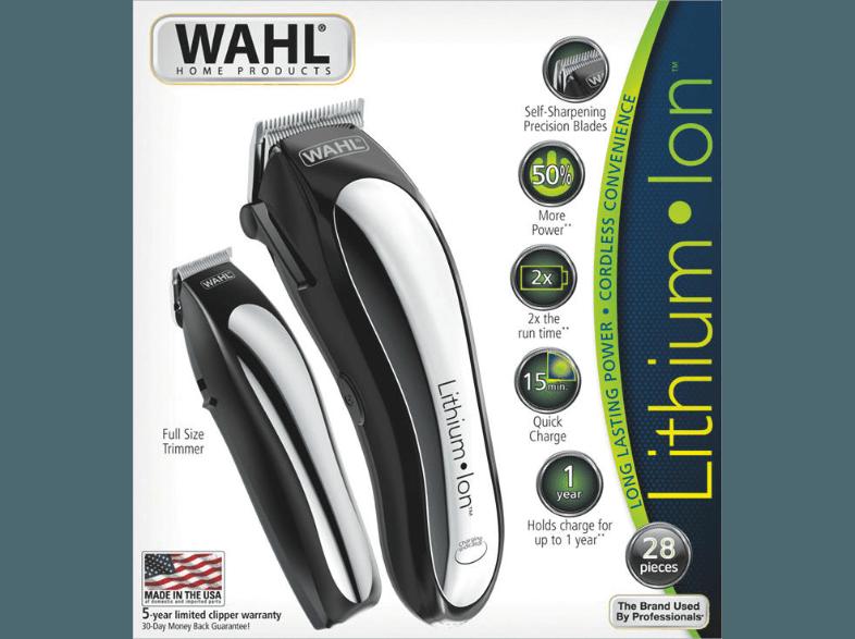 WAHL 79600-2116 Haarschneider inkl. Trimmer Schwarz/Silber (Akku-/Netzbetrieb), WAHL, 79600-2116, Haarschneider, inkl., Trimmer, Schwarz/Silber, Akku-/Netzbetrieb,