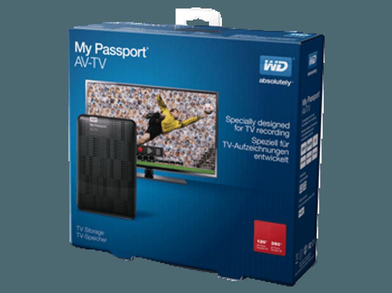 WD My Passport® AV-TV - TV-Speicher 500 GB  Externe Festplatte