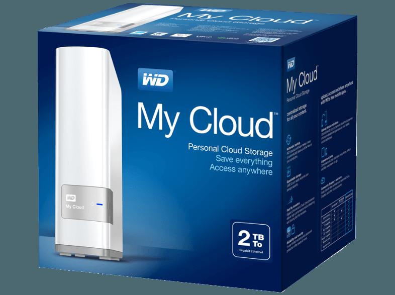 WD WDBCTL0020HWT-EESN My Cloud  2 TB 3.5 Zoll extern, WD, WDBCTL0020HWT-EESN, My, Cloud, 2, TB, 3.5, Zoll, extern